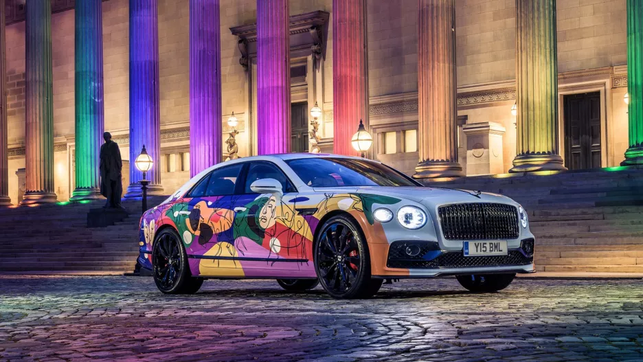 Bentley Flying Spur art car.