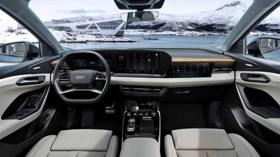 Audi Q6 e-tron интерьер.