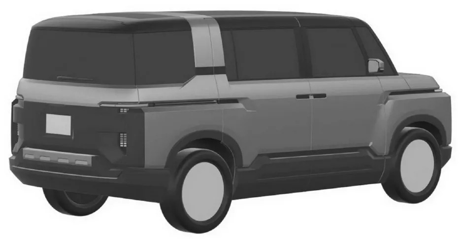 Toyota X-Van Gear патентне зображення.