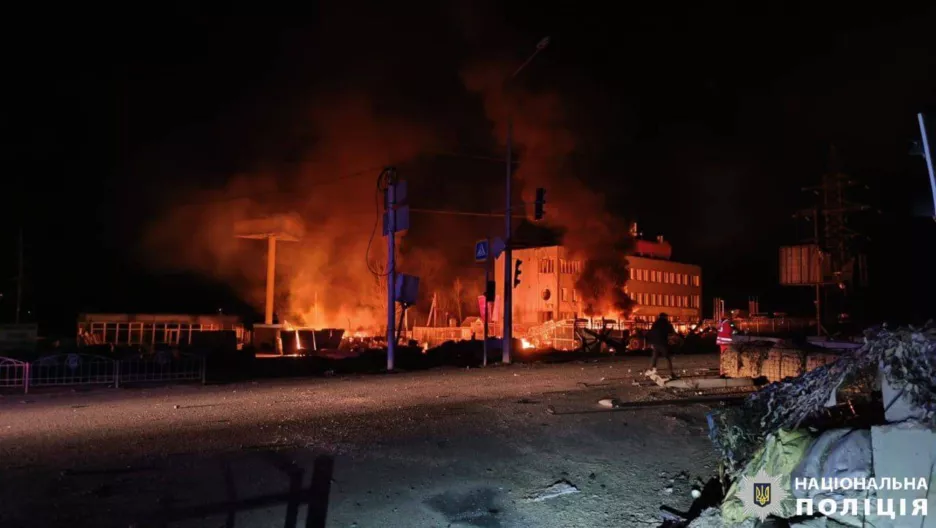 Последствия атаки по Харькову Фото: Нацполиция/Telegram
