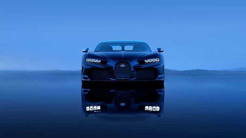Bugatti Chiron Super Sport &quot;L'Ultime&quot; передняя часть.
