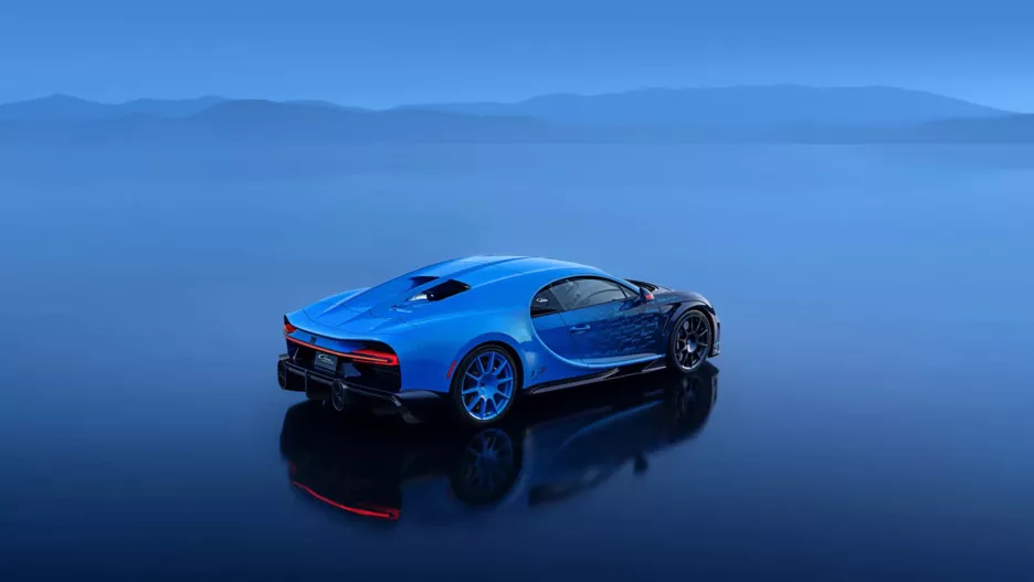 Bugatti Chiron Super Sport &quot;L'Ultime&quot; задня частина.