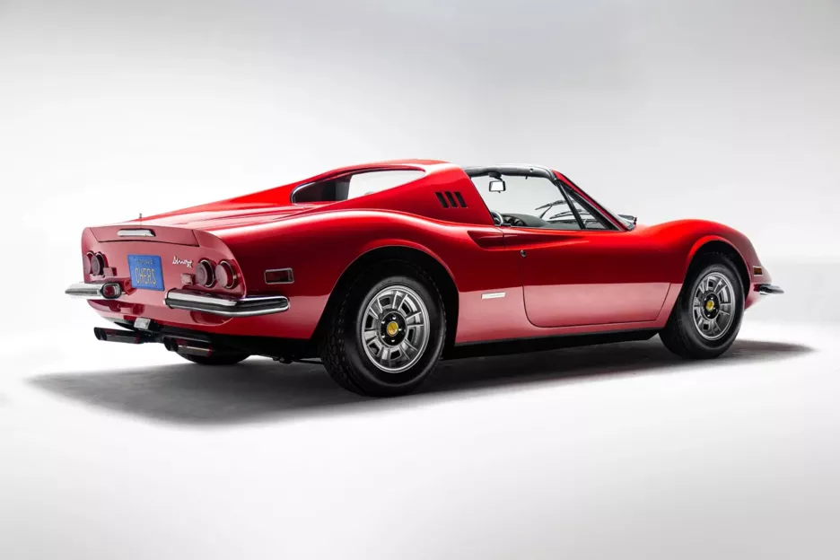 Ferrari Dino 246 GTS задняя часть.