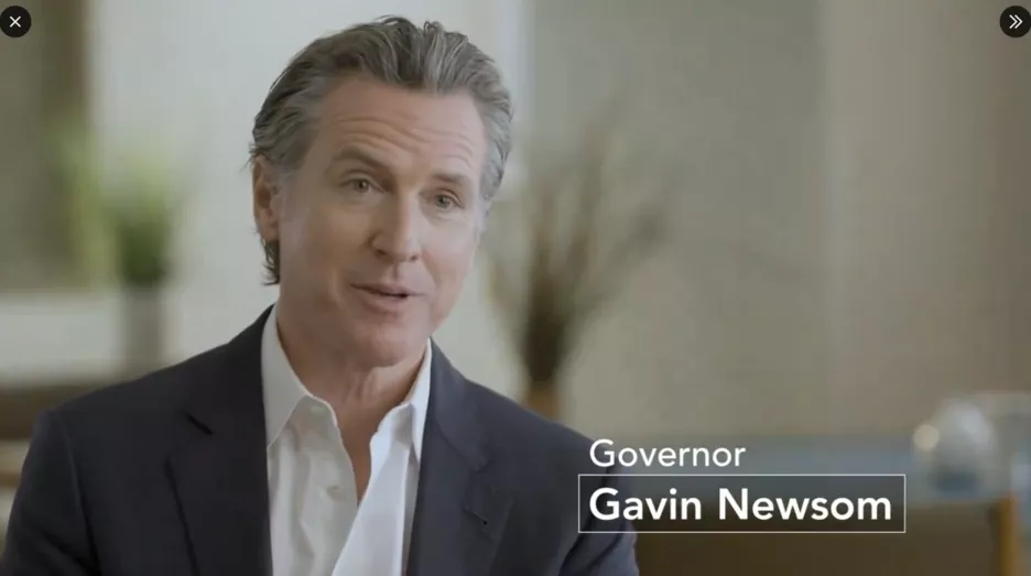 Губернатор Калифорнии Гэвин Ньюсом.