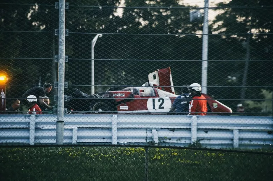 Ferrari 512M после пожара.