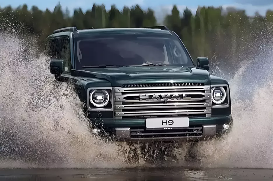 Haval H9 передняя часть.