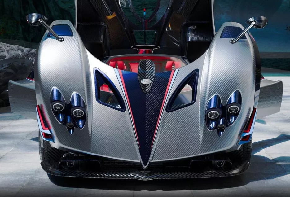 Pagani Zonda Arrivederci передня частина.