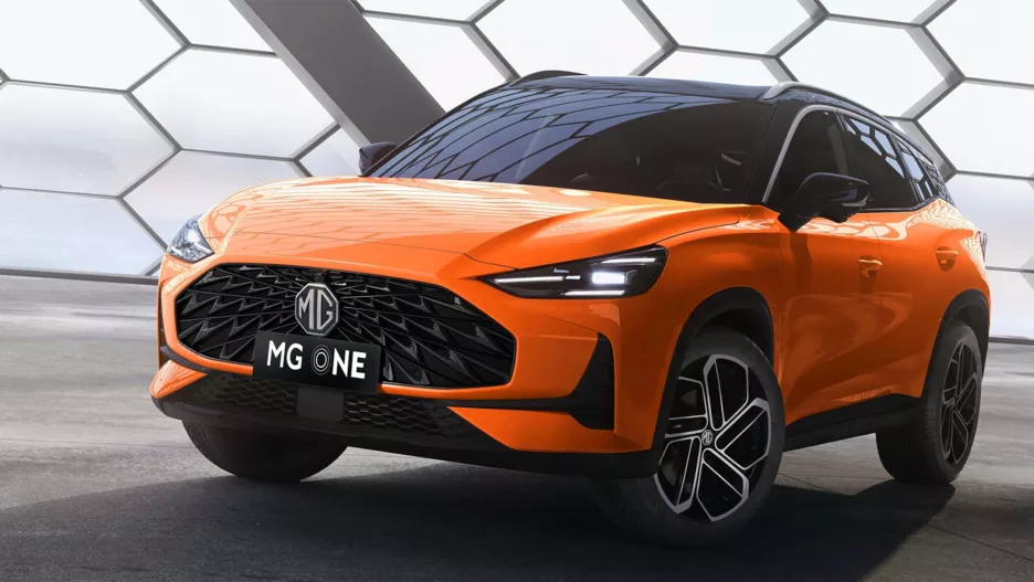 MG ONE передня частина.