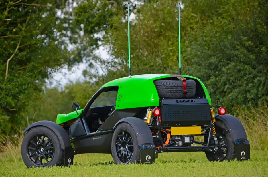 Ariel E-Nomad задня частина.