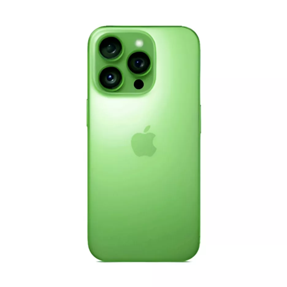 Цвет Green Titanium iPhone 17.