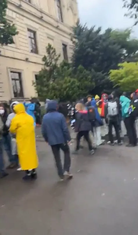 Протесты в Тбилиси Фото: Скриншот
